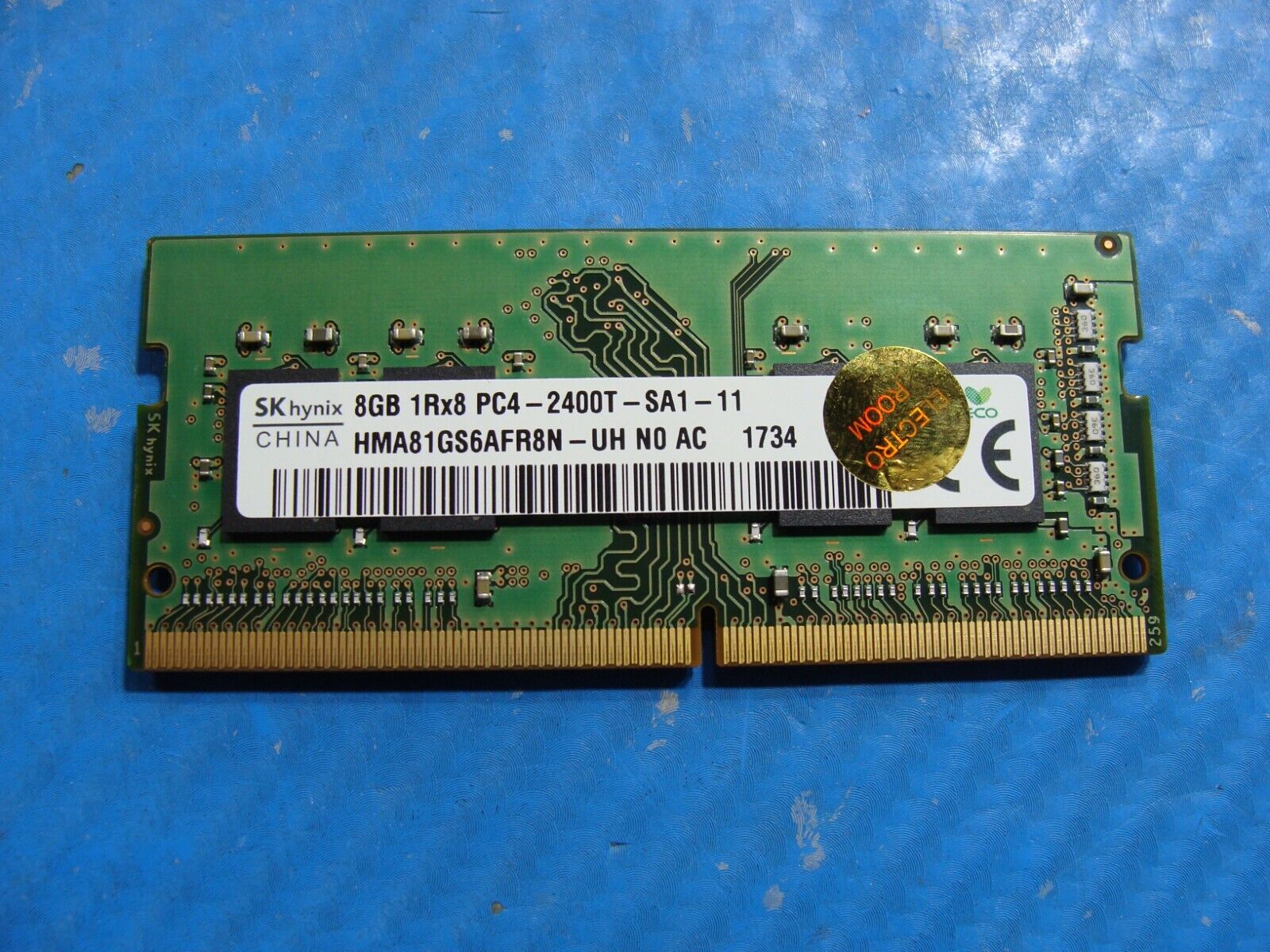 Dell 13 5379 SK Hynix 8GB 1Rx8 PC4-2400T Memory RAM SO-DIMM HMA81GS6AFR8N-UH