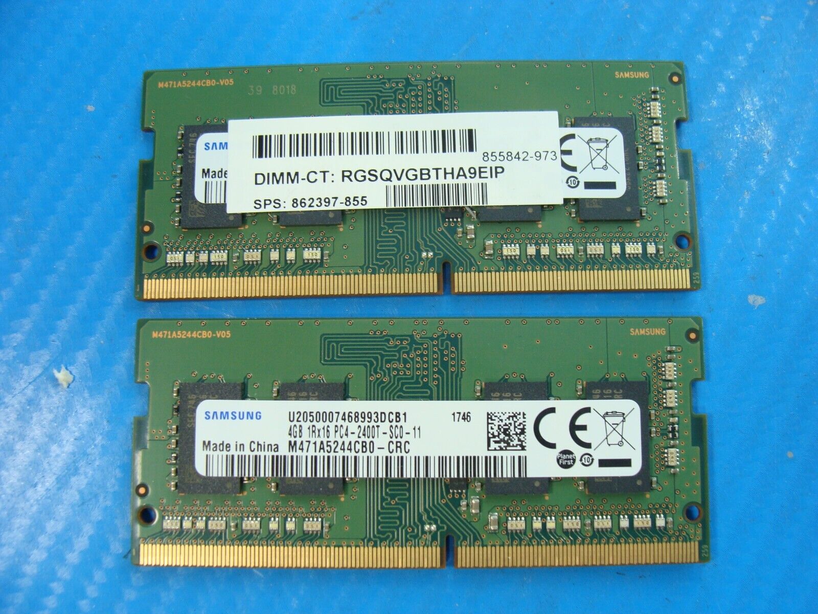 HP 15m-bq121dx Samsung 8GB (2x4GB) PC4-2400T Memory RAM SO-DIMM M471A5244CB0-CRC