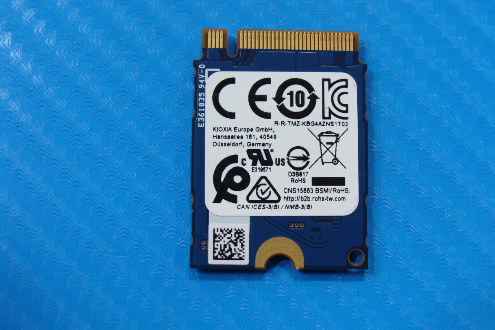 Dell 7410 Kioxia 512GB NVMe M.2 SSD Solid State Drive KBG40ZNS512G 8C3CP