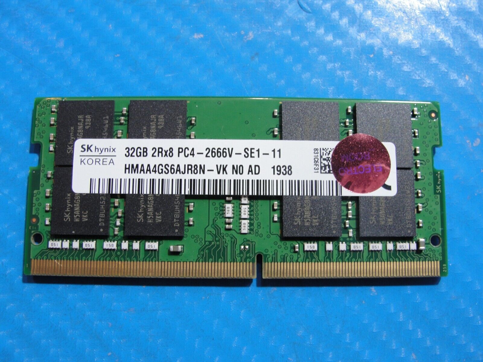 Dell 7740 SK hynix 32GB 2Rx8 PC4-2666V SO-DIMM Memory RAM HMAA4GS6AJR8N-VK