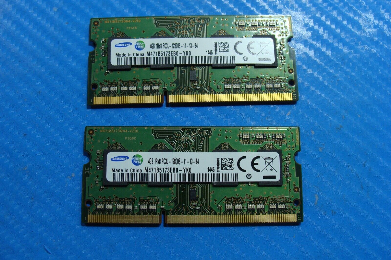 Dell 5555 Samsung 8GB 2x4GB 1Rx8 PC3L-12800S SO-DIMM Memory RAM M471B5173EB0-YK0