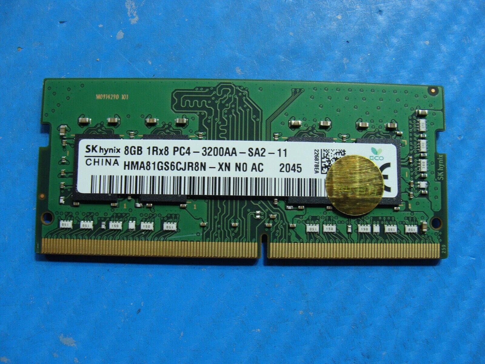 Dell 5410 SK Hynix 8GB 1Rx8 PC4-3200AA Memory RAM SO-DIMM HMA81GS6CJR8N-XN