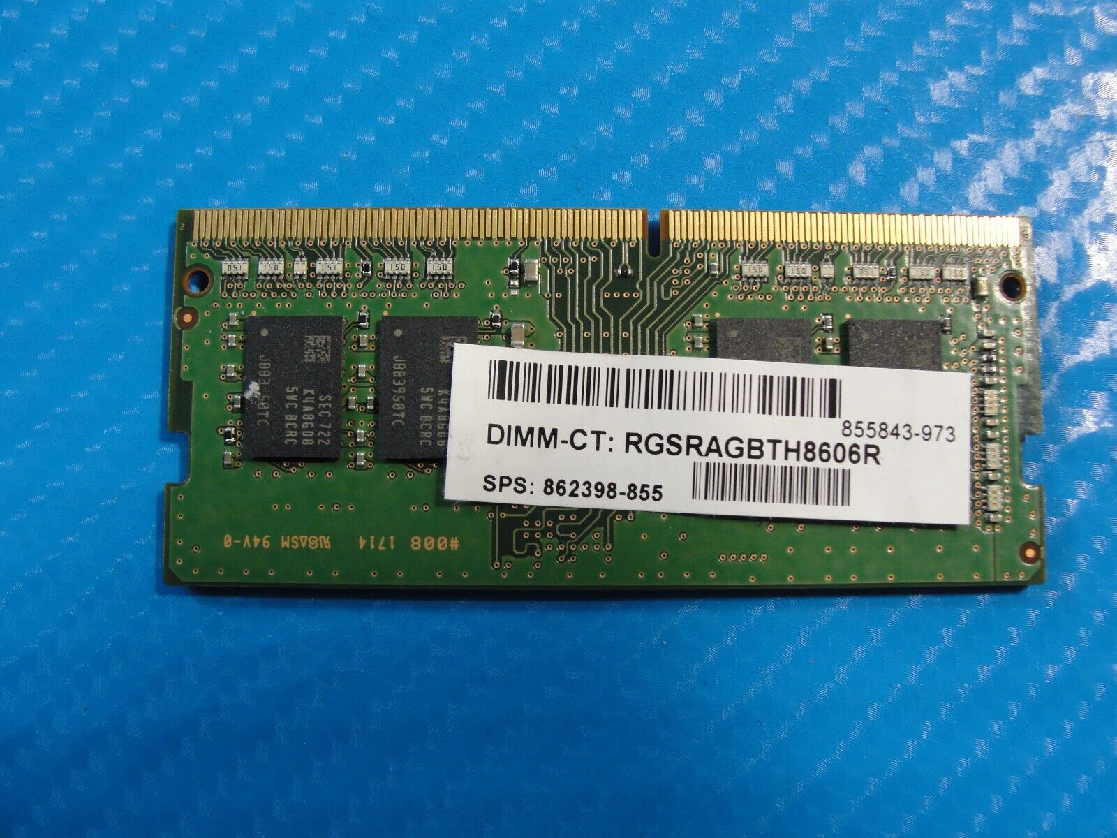 HP 15m-bp012dx Samsung 8GB 1Rx8 PC4-2400T Memory RAM SO-DIMM M471A1K43CB1-CRC