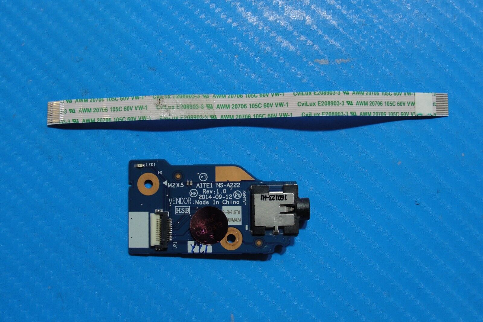 Lenovo ThinkPad 15.6” E560 Genuine Laptop Audio Jack Board w/Cable NS-A222