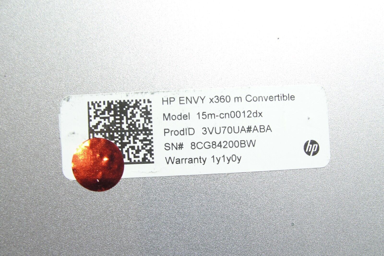 HP Envy x360 15m-cn0012dx 15.6