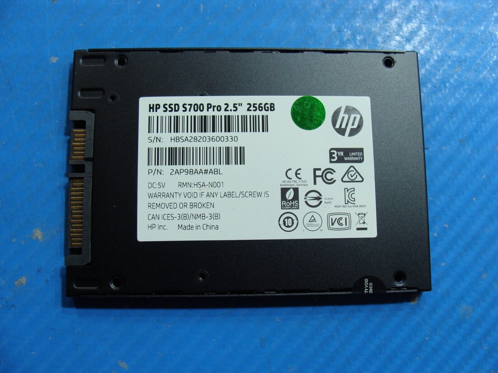 Asus Q504UAK HP S700 Pro 256GB 2.5