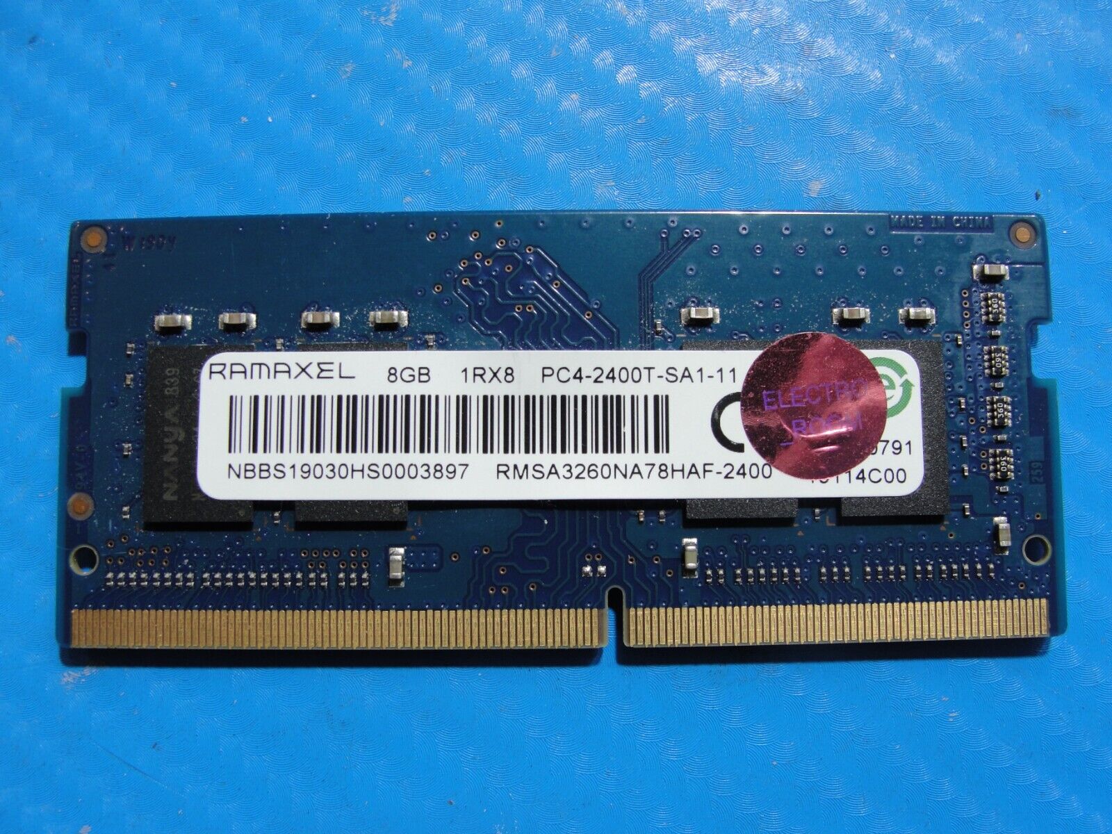 HP 15m-dr0011dx Ramaxel 8GB PC4-2400T SO-DIMM Memory RAM RMSA3260NA78HAF-2400