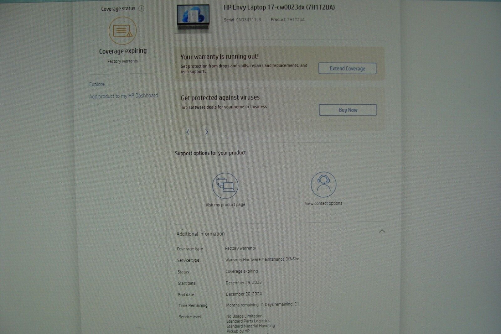 HP ENVY 17-cw0023dx TOUCH 17.3