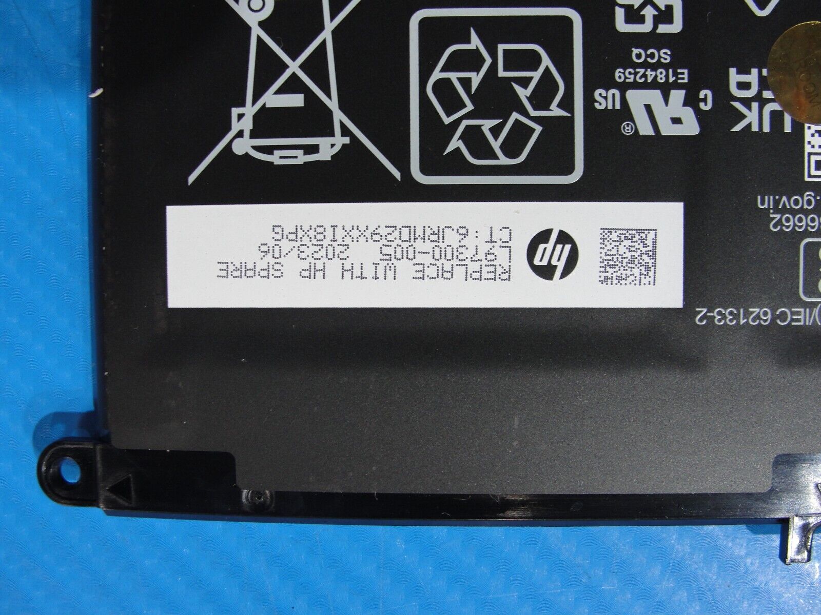 HP 17” 17-cn3097nr OEM Battery 11.34V 41.04Wh 3440mAh HW03XL L97300-005 99%