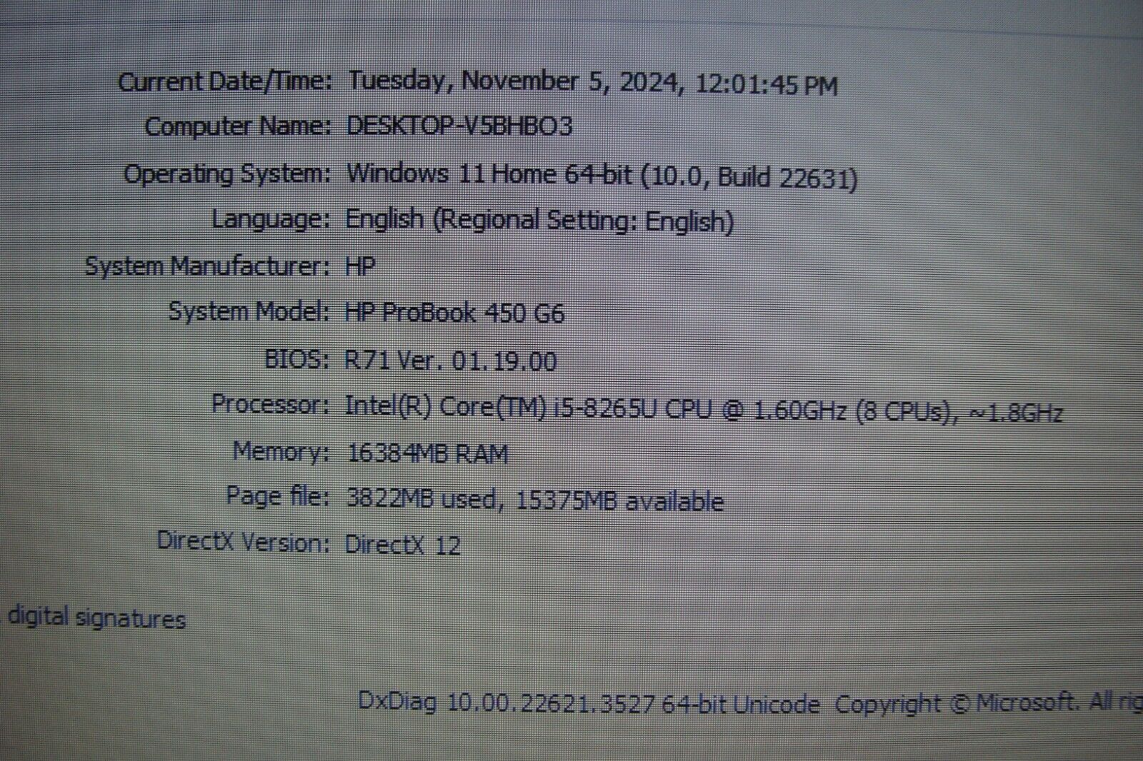 HP ProBook 450 G6 15.6