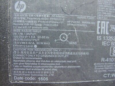 Genuine HP Laptop Charger AC Power Adapter 710413-001 19.5V 4.62A 90W - Laptop Parts - Buy Authentic Computer Parts - Top Seller Ebay