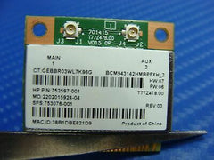 HP ENVY 15-k151nr 15.6" Genuine Laptop WIFI Wireless Card BCM943142HM HP