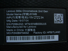 Lenovo Chromebook 300e 81MB 2nd Gen 11.6" Bottom Case Base Cover 5CB0T70715 #3 - Laptop Parts - Buy Authentic Computer Parts - Top Seller Ebay