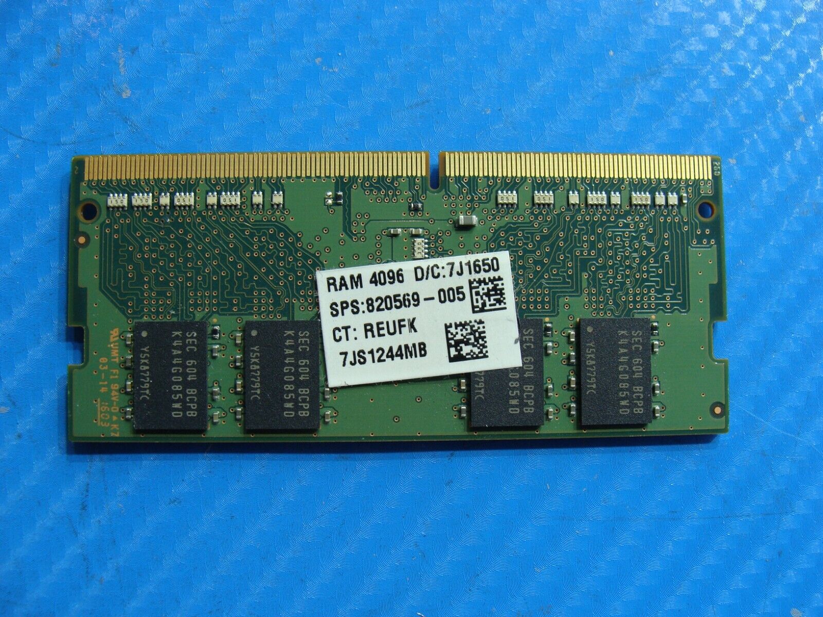 HP 15-ba079dx Samsung 4GB 1Rx8 PC4-2133P SO-DIMM Memory RAM M471A5143DB0-CPB