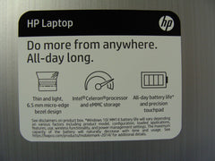 HP 14” 14-dq0003dx OEM Laptop Palmrest w/Keyboard TouchPad EA0PA003010 Grade A