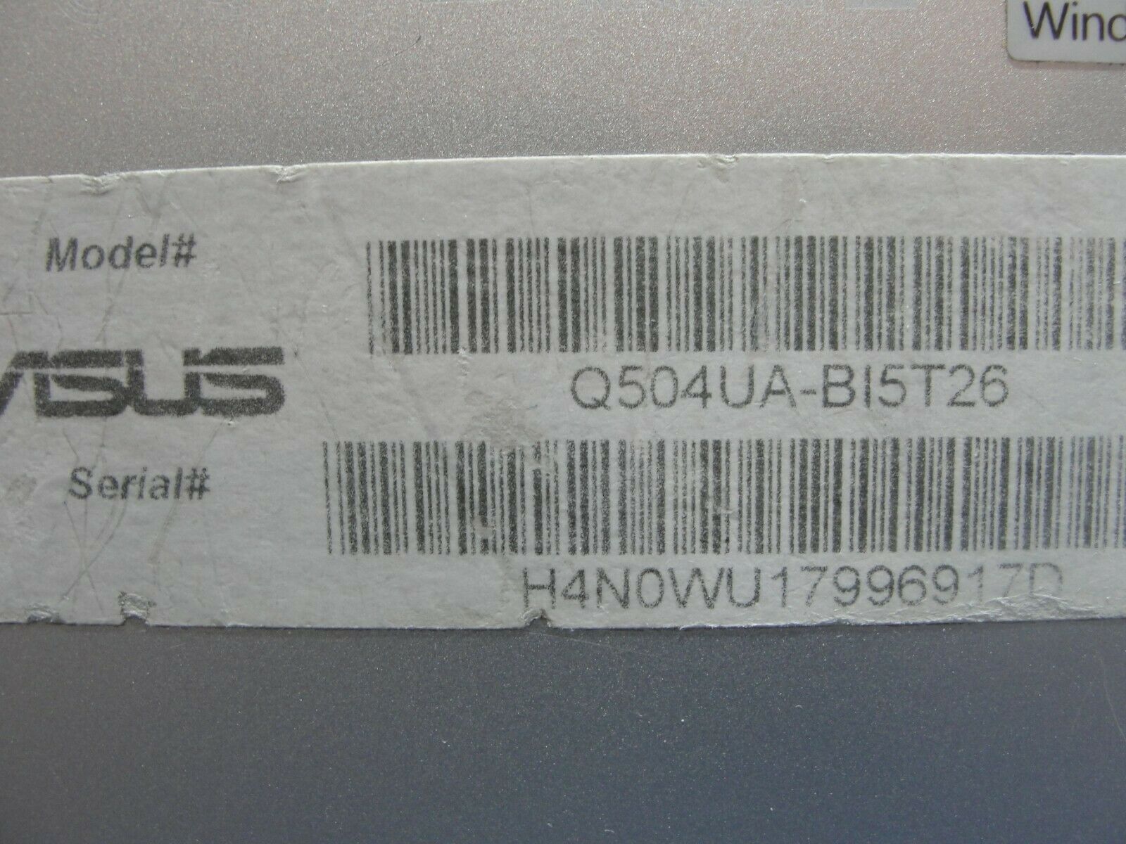 Asus Q504UA-BI5T26 15.6