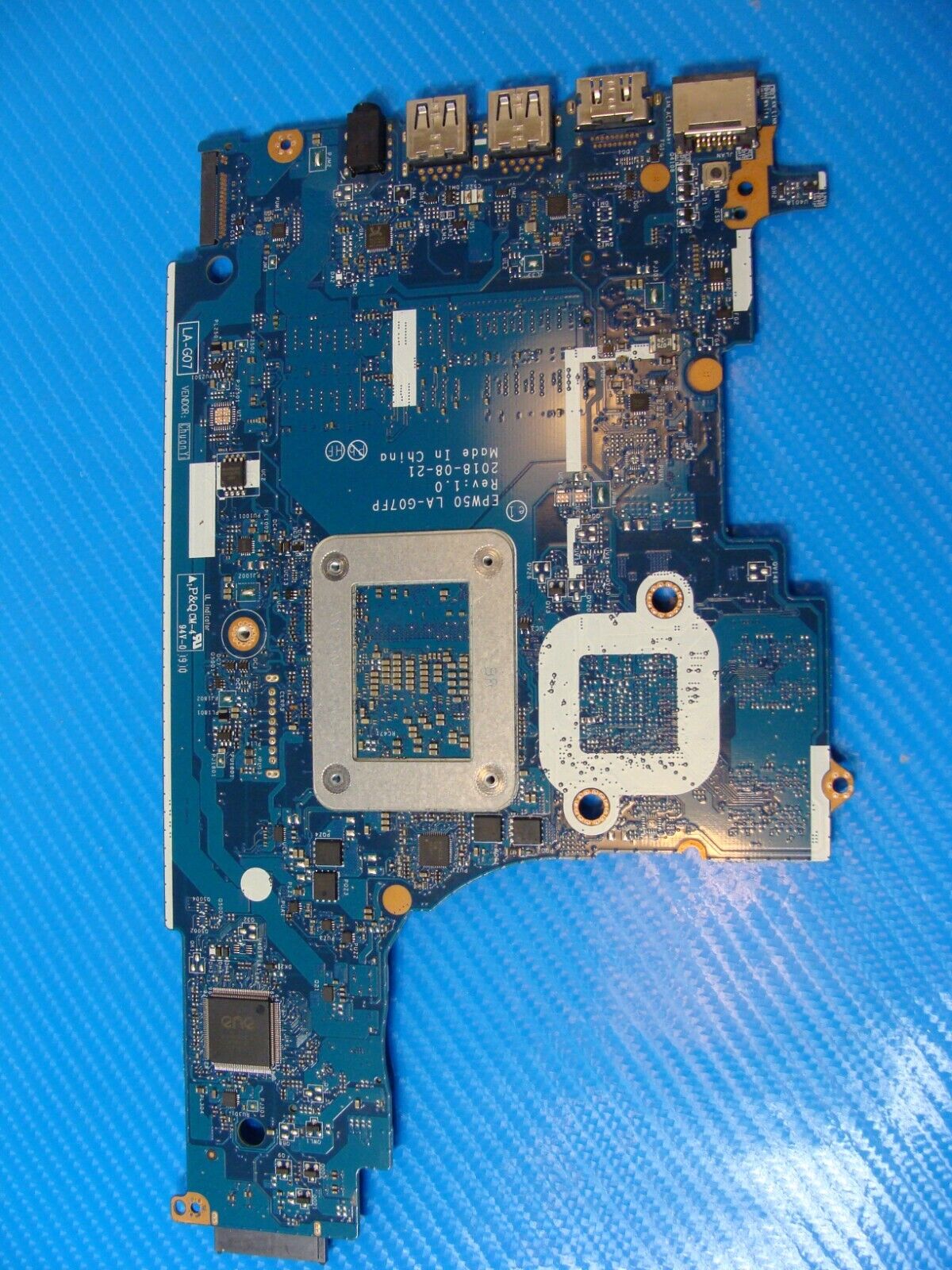 HP 15.6” 250 G7 OEM Laptop Intel i5-8265U 1.6GHz Motherboard L49975-601 LA-G07FP