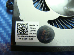 Dell XPS 15.6" 15 9560 Genuine Laptop CPU Cooling Fan TK9J1 DC28000IPF0 GLP* Dell