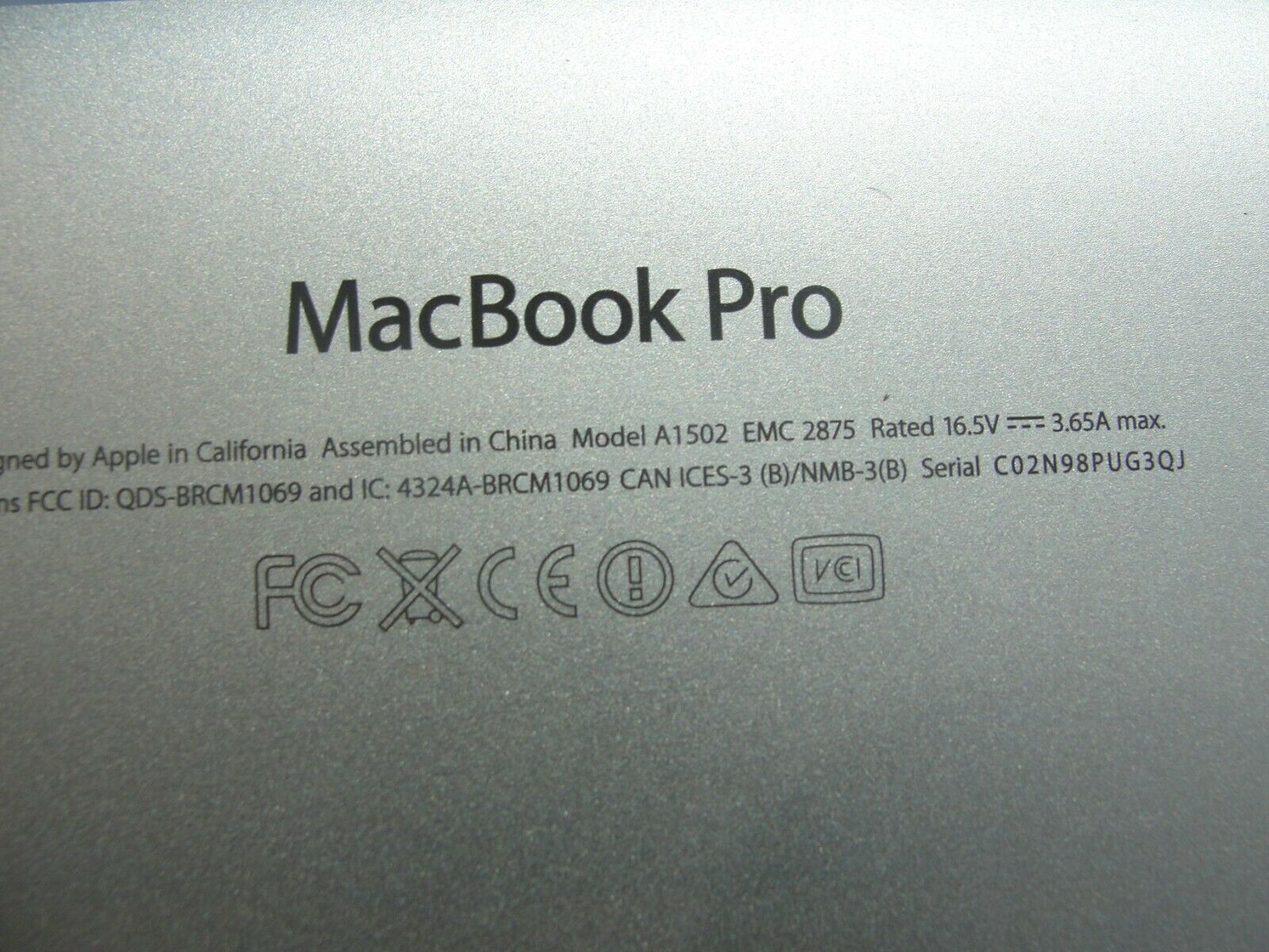 MacBook Pro A1502 13