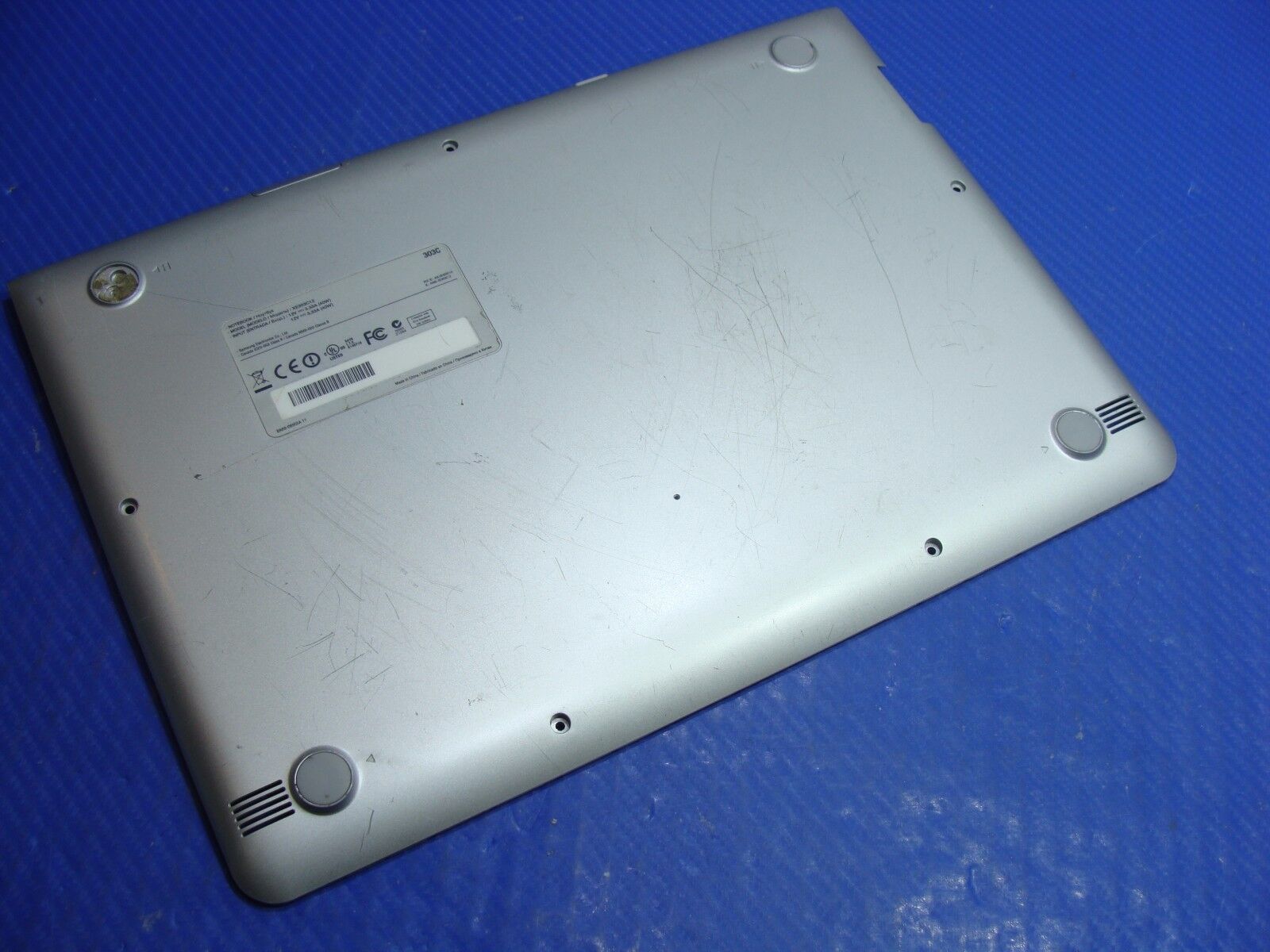 Samsung Chromebook 11.6 XE303C12 Genuine Laptop Bottom Case Silver BA75-04168A