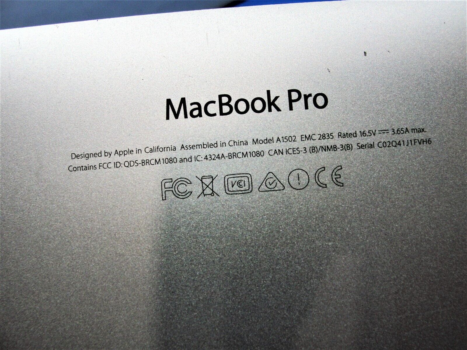 MacBook Pro A1502 13