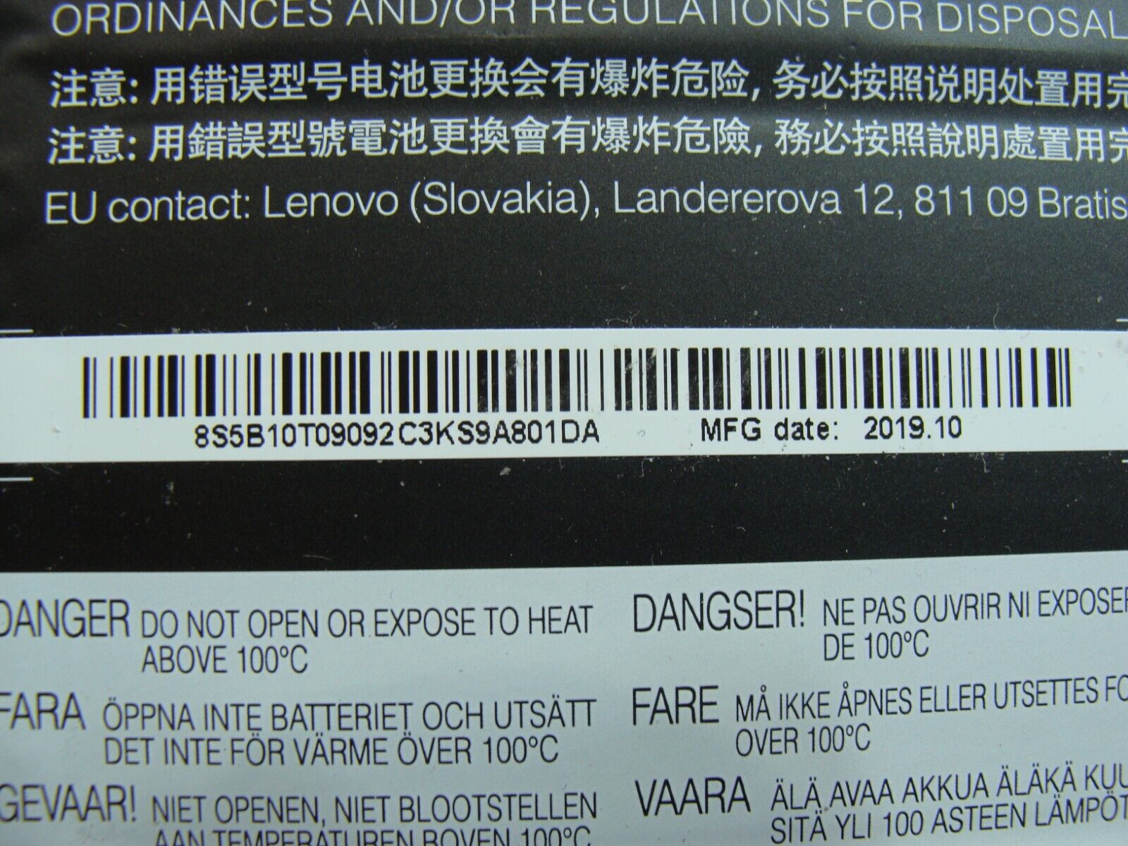 Lenovo IdeaPad S340-15IWL 15.6 Genuine Battery 11.25V 35Wh 3220mAh L18C3PF6