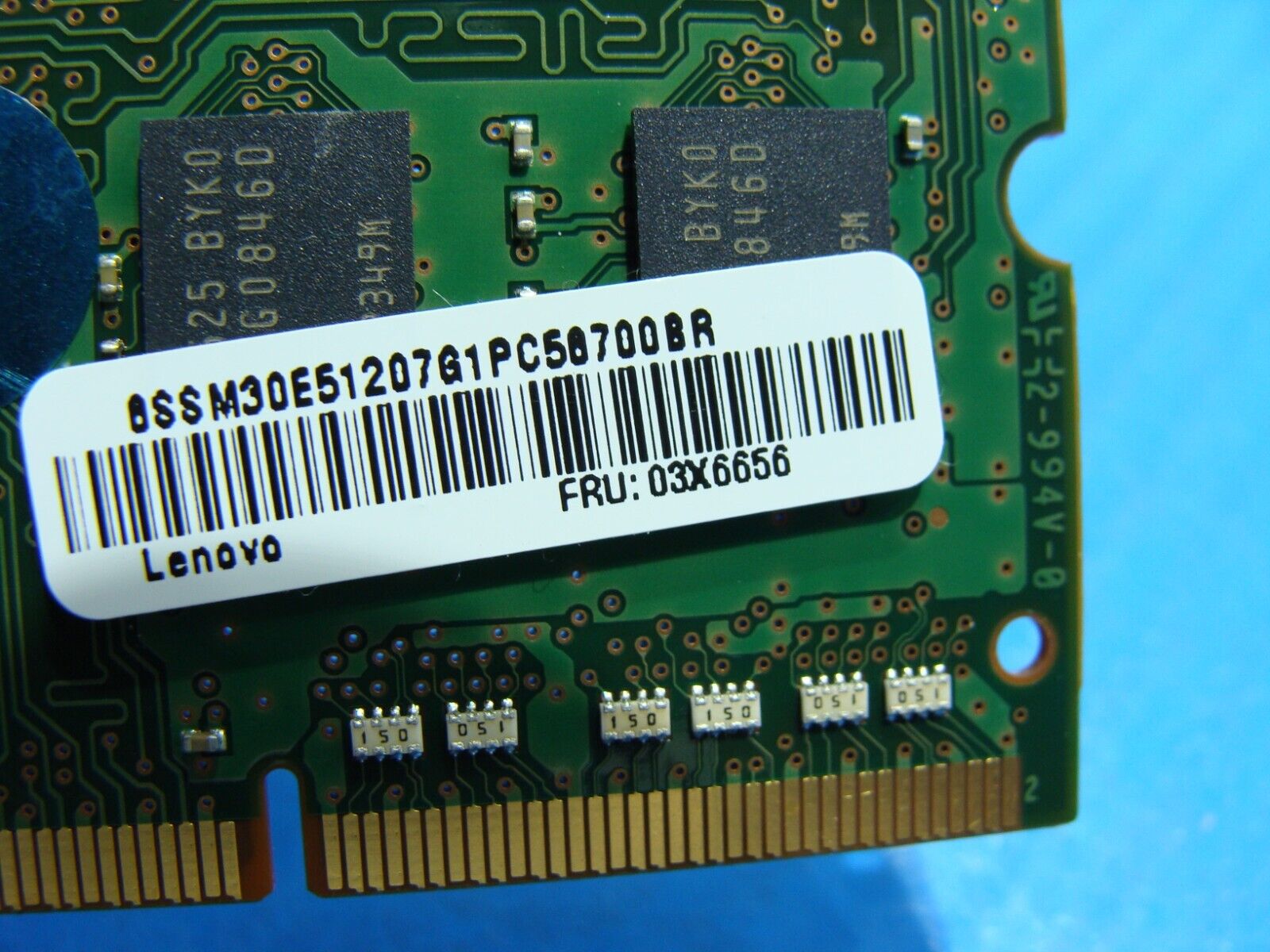 Lenovo T450s Samsung 4GB 1Rx8 PC3L-12800S SO-DIMM Memory RAM M471B5173DB0-YK0