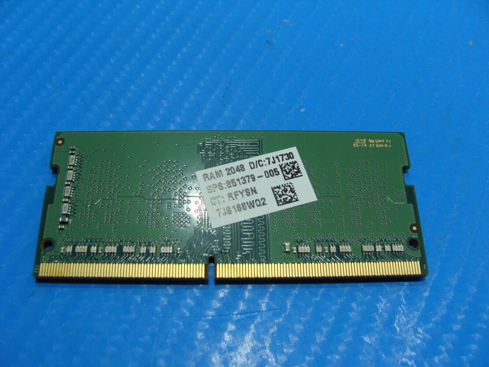 HP 15-ba061dx Samsung 2GB 1Rx16 PC4-2400T Memory RAM SO-DIMM M471A5644EB0-CRC