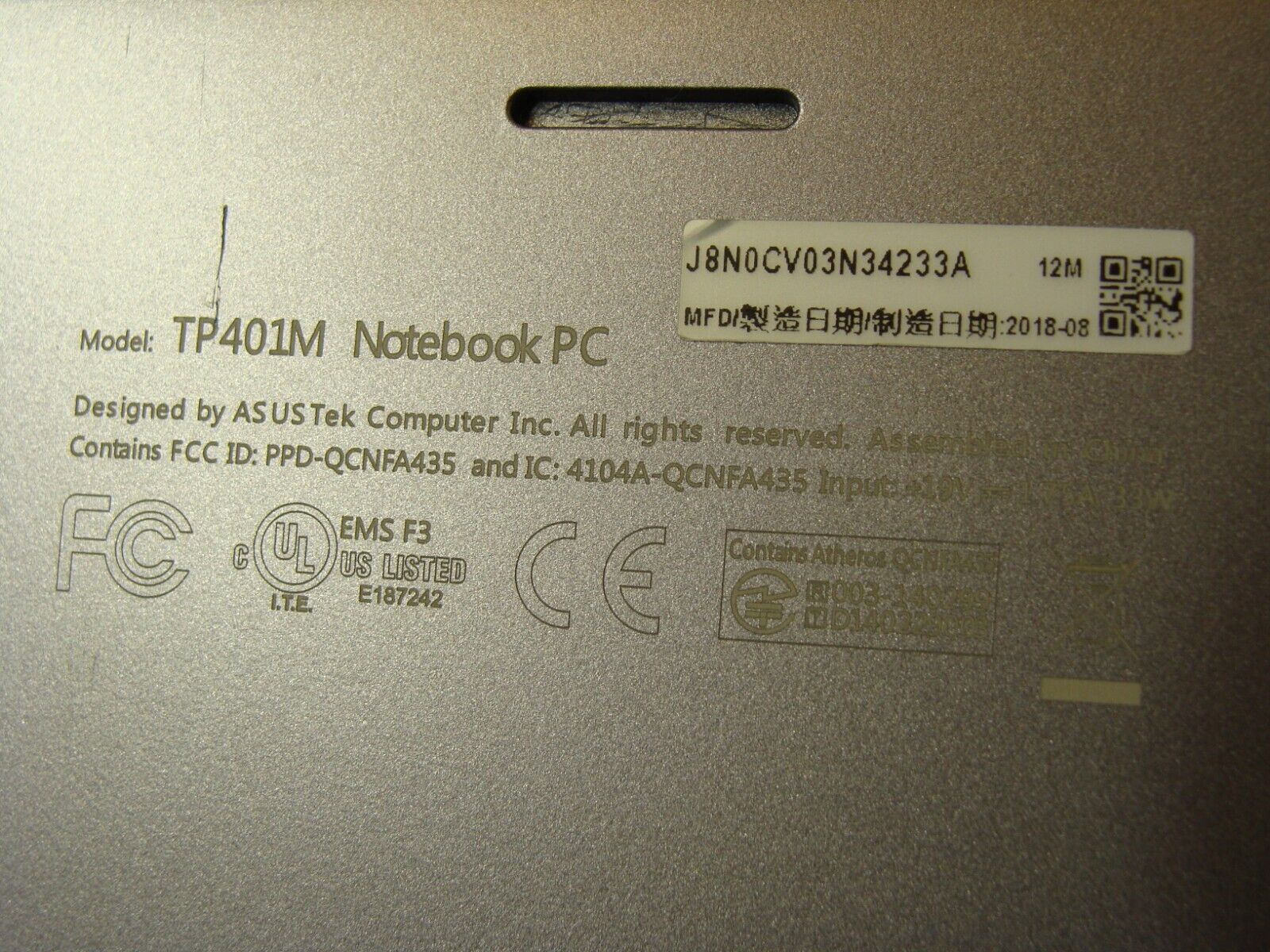 Asus VivoBook TP401MA 14