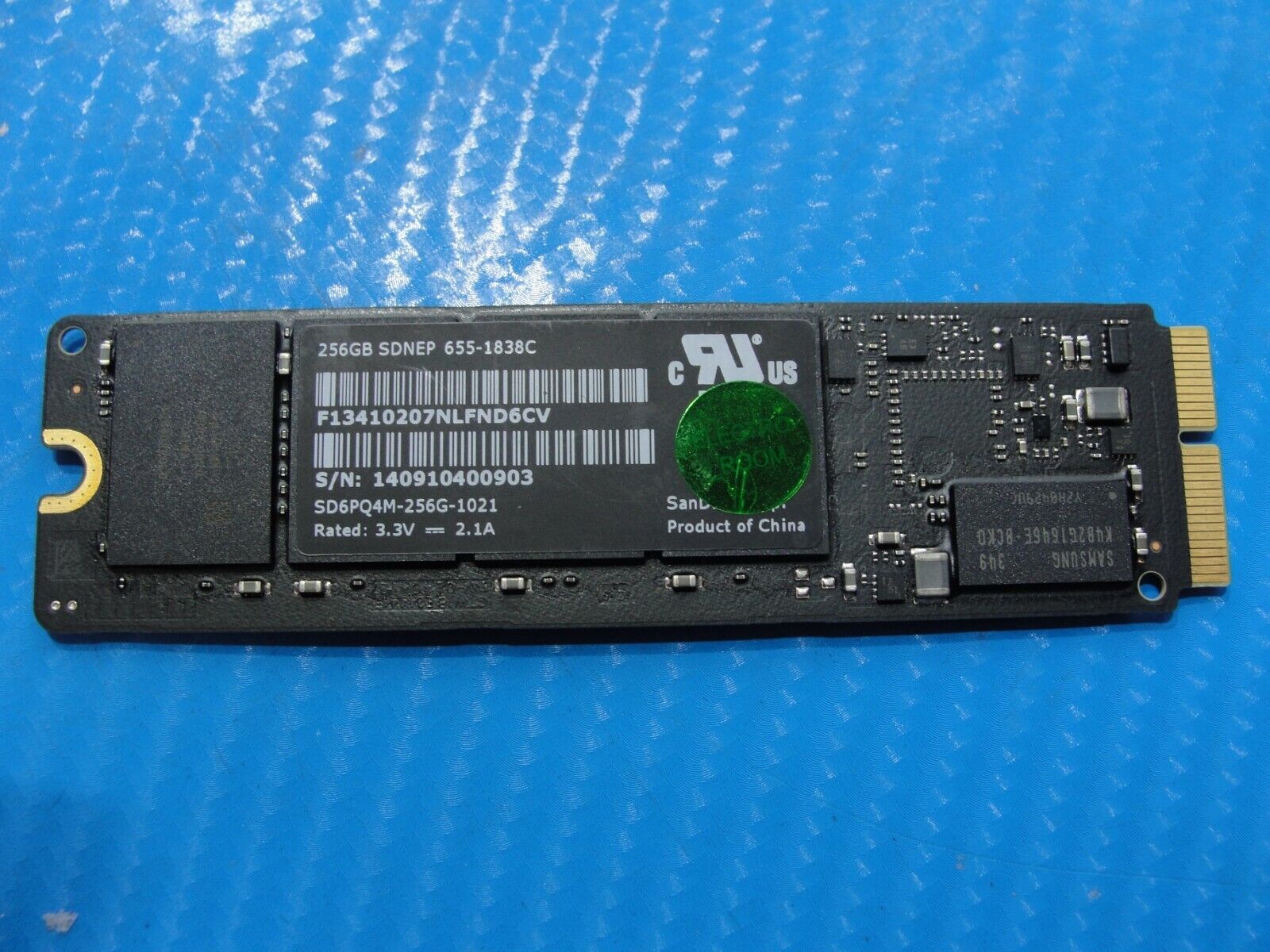MacBook  A1446 SanDisk 256Gb Ssd Solid State Drive SD6PQ4M-256G-1021H 655-1838C