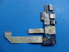 HP Envy m6-k025dx 15.6" Genuine Audio Jack USB Port Board w/Cable LS-9313P