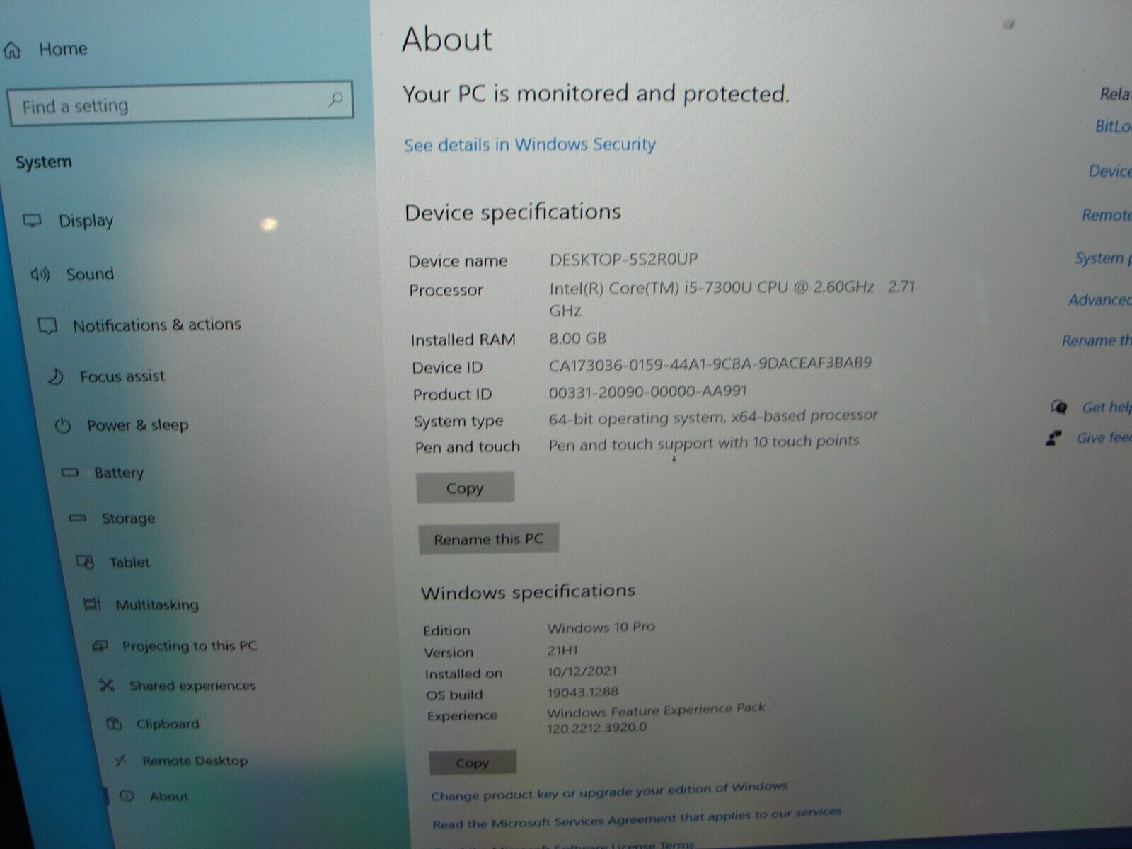 Lot of 4 Microsoft Surface Laptop 1769 i5-8250u i5-7300u /Parts Repair AS IS /#4