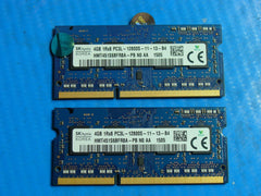 Dell 5555 SK Hynix 4GB x2 Memory Laptop PC3L-12800S-11-13-B4 HMT451S6BFR8A-PB 