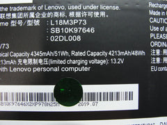 Lenovo ThinkPad T490 14" Genuine Battery 11.52V 51Wh 4213mAh L18M3P73 02DL008