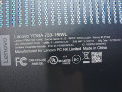 Lenovo Yoga 15.6" 730-15IWL Genuine Bottom Case Base Cover AM27G000DA0R Grade A