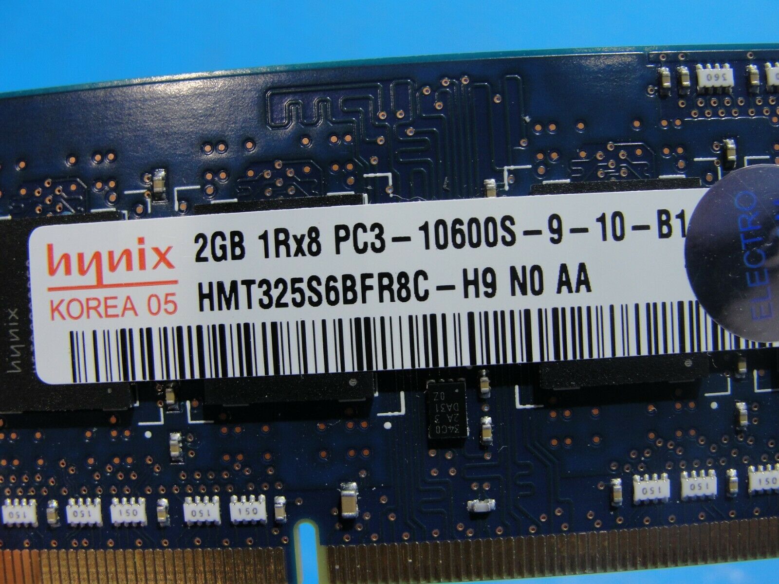 MacBook Pro A1278 SO-DIMM Hynix 2GB Memory PC3-10600S-9-10-B1 HMT325S6BFR8C-H9 - Laptop Parts - Buy Authentic Computer Parts - Top Seller Ebay