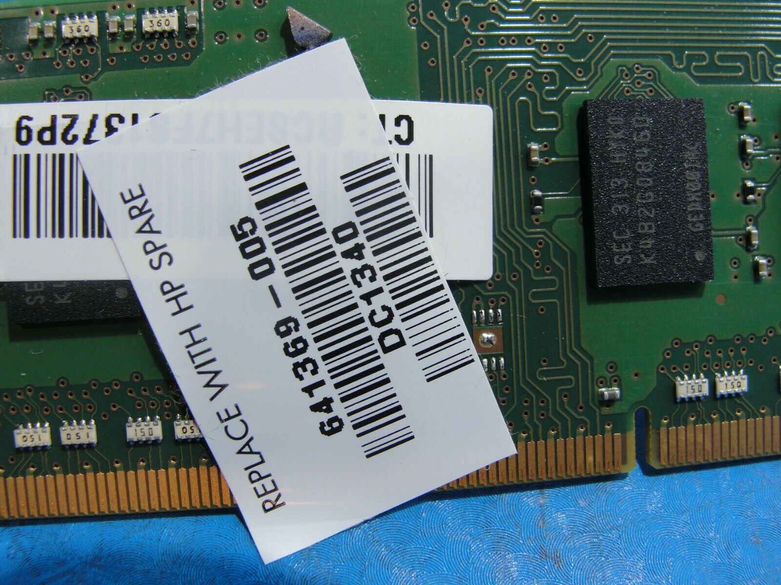 HP 15-b119wm Samsung 6GB 2GB+4GB PC3L-12800S SO-DIMM Memory RAM M471B5773DH0-YK0 