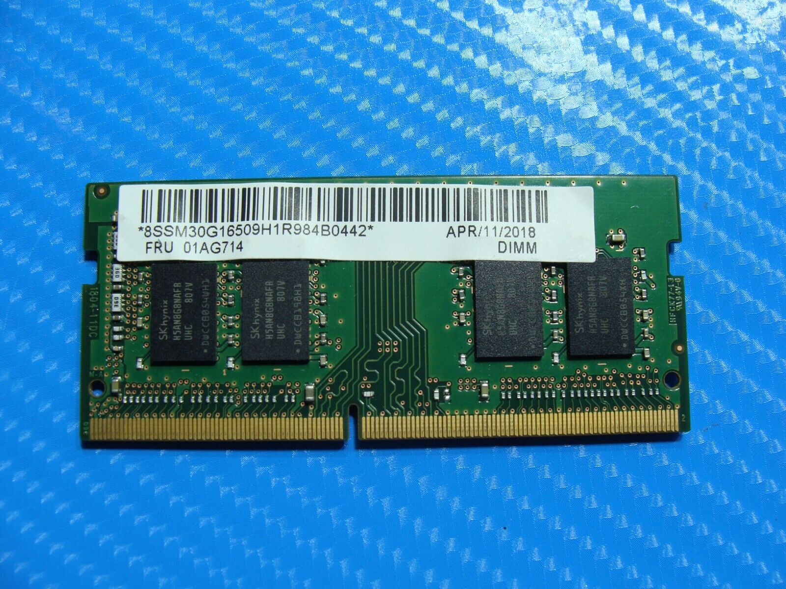 Lenovo P52s SK Hynix 8Gb Memory Ram So-Dimm PC4-2400T HMA81GS6AFR8N-UH