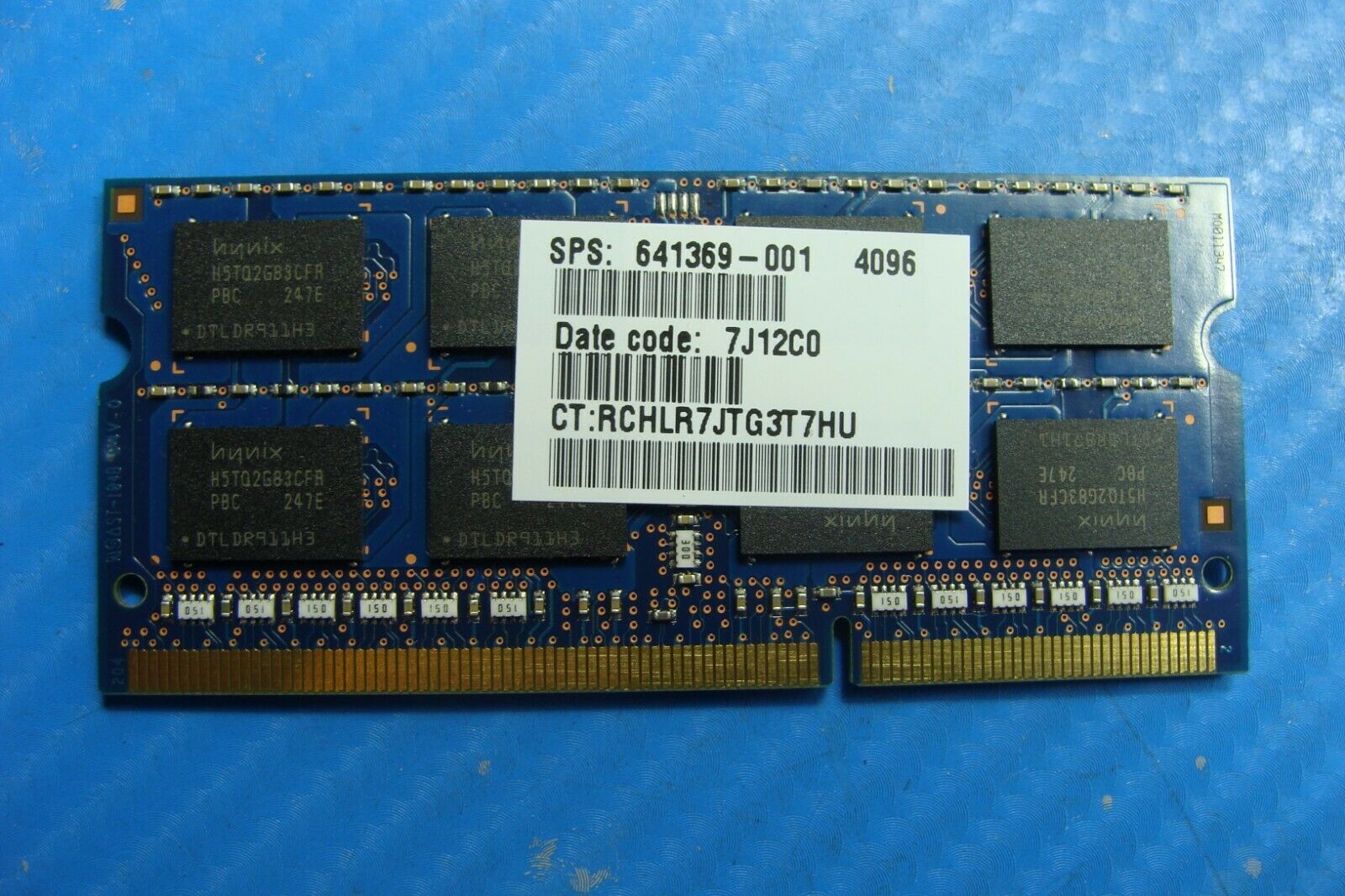 HP m6-1225dx So-Dimm SK Hynix 4GB Memory pc3-12800s-11-12-f3 hmt351s6cfr8c-pb 