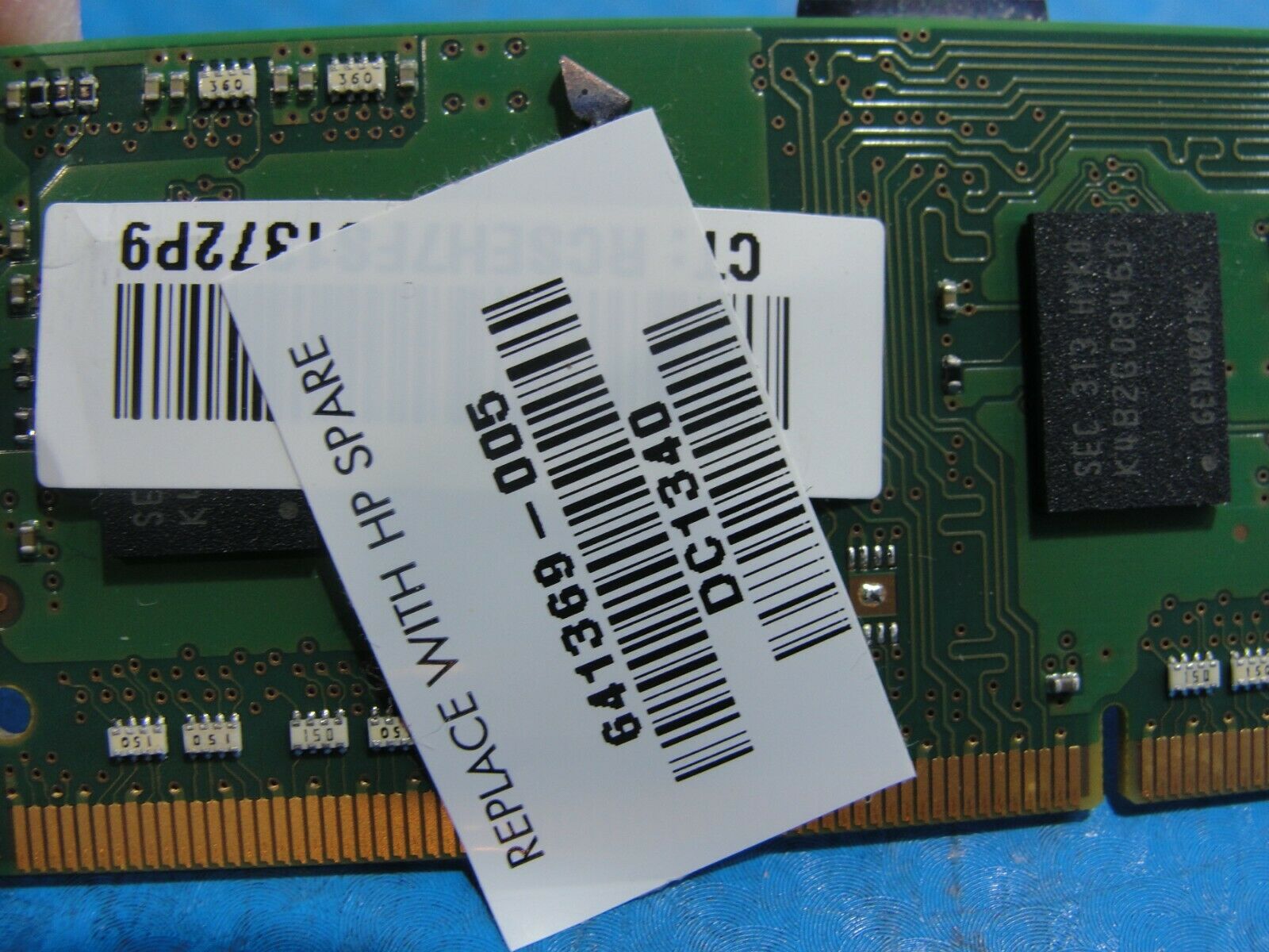 HP 15-b119wm Samsung 6GB 2GB+4GB PC3L-12800S SO-DIMM Memory RAM M471B5773DH0-YK0 