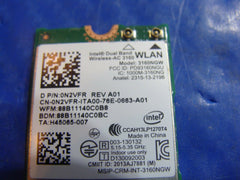 Dell Inspiron 15-3552 15.6" Genuine Laptop WiFi Wireless Card 3160NGW Dell