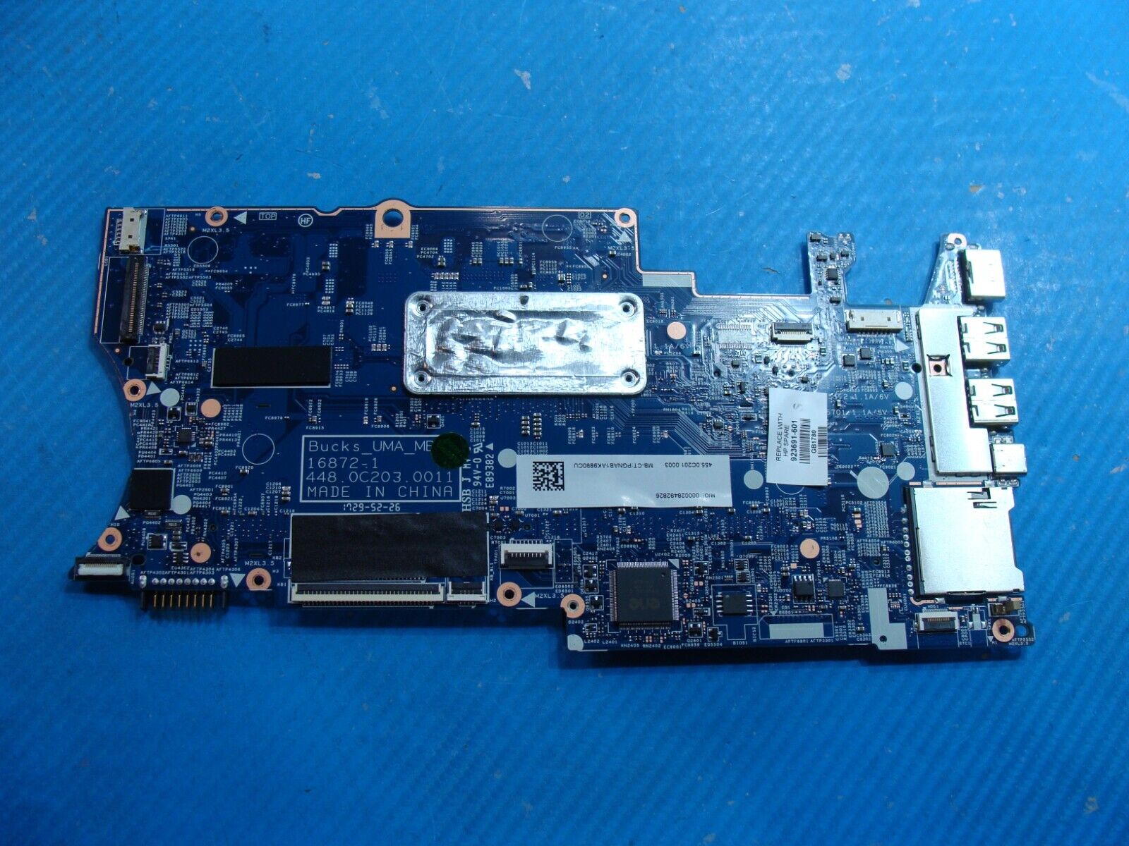 HP Pavilion x360 14 14t-ba000 Intel i3-7100U 2.4GHz Motherboard 448.0C203.0011