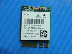 Dell Precision 15.6” 7520 Genuine Laptop Wireless WiFi Card QCNFA344A 0D4V21