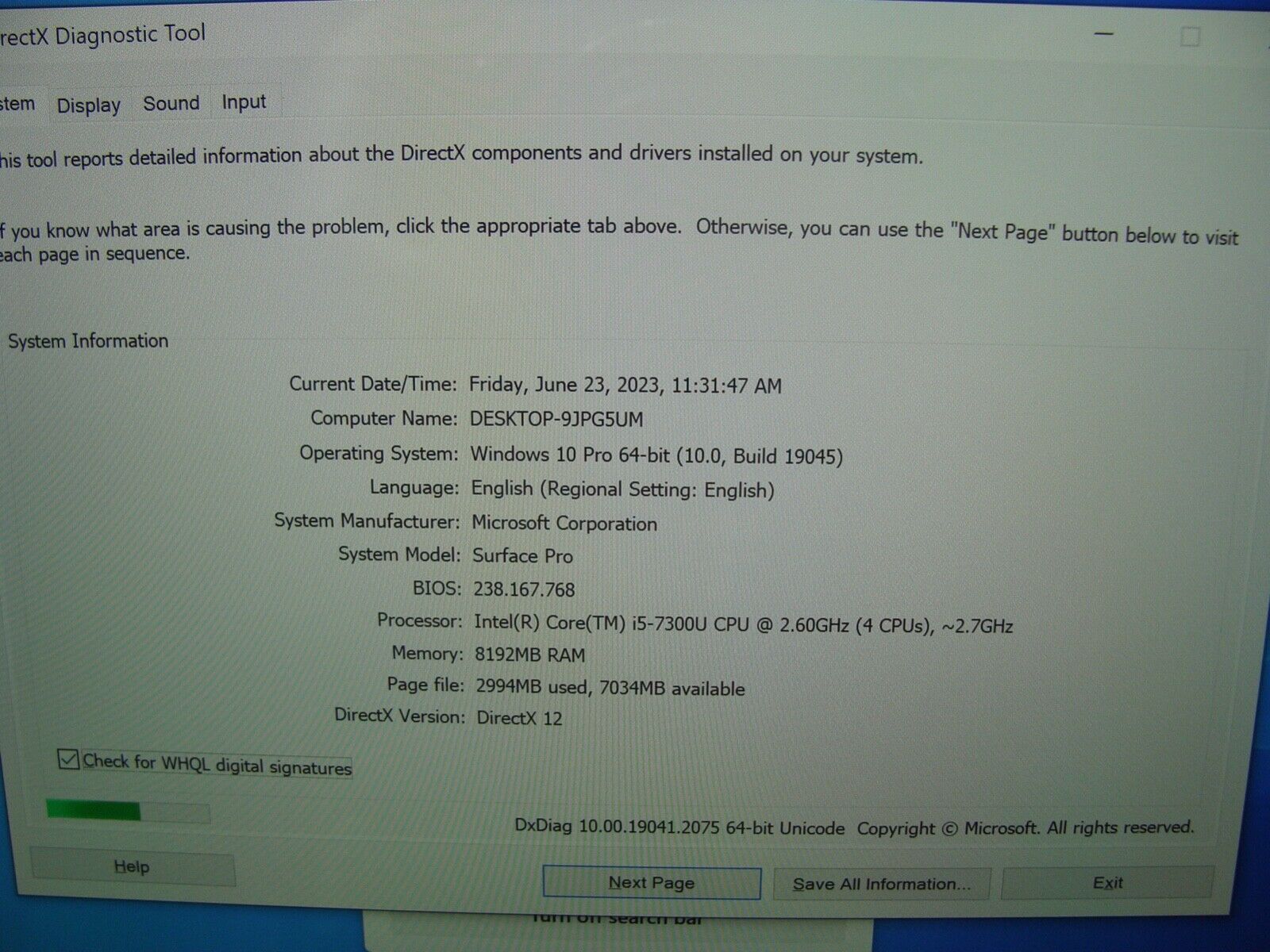Grade A Lot of 2 Microsoft Surface Pro 1796 i5-7300U 8GB RAM 256GB SSD + Adapter