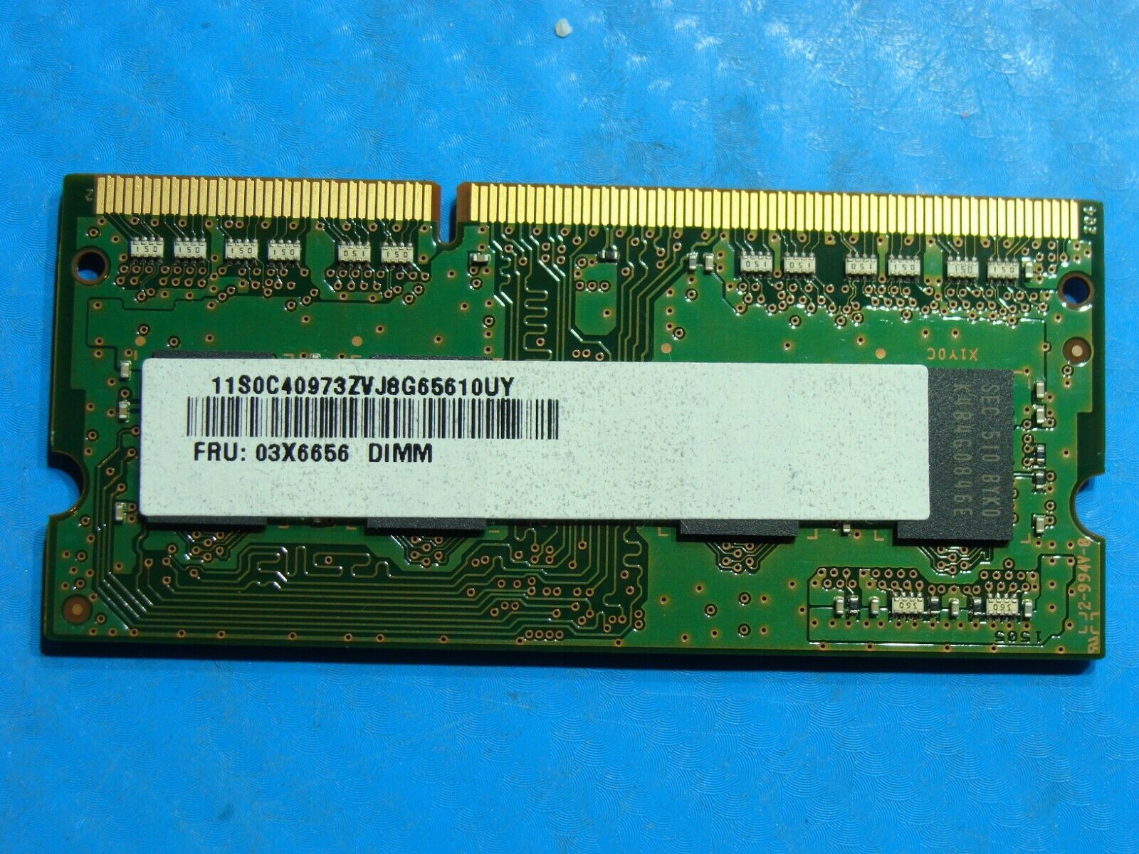 Lenovo Yoga 15 SO-DIMM Samsung 4GB Memory PC3L-12800S-11-13-B4 M471B5173EB0-YK0 