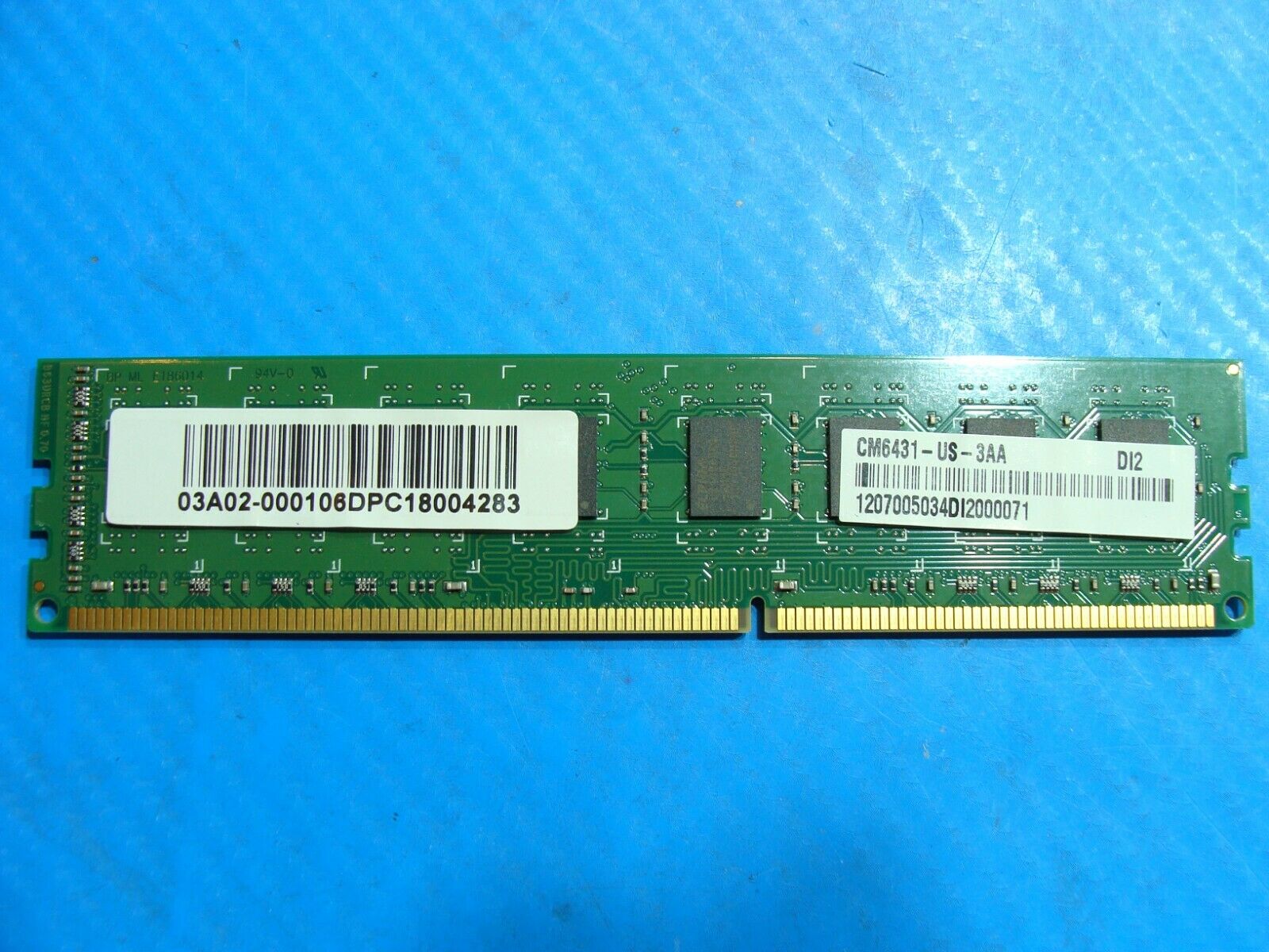 Asus CM6431 Genuine ADATA DIMM Memory RAM 4GB PC3-12800U EL64C1C1624Z1 