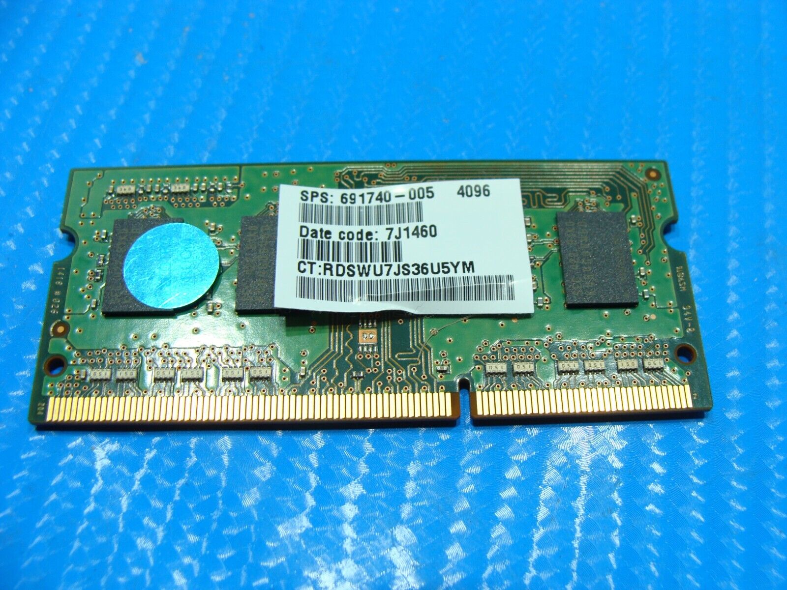 HP 15-r017dx Samsung 4GB 1Rx8 PC3L-12800S SO-DIMM Memory RAM M471B5173DB0-YK0