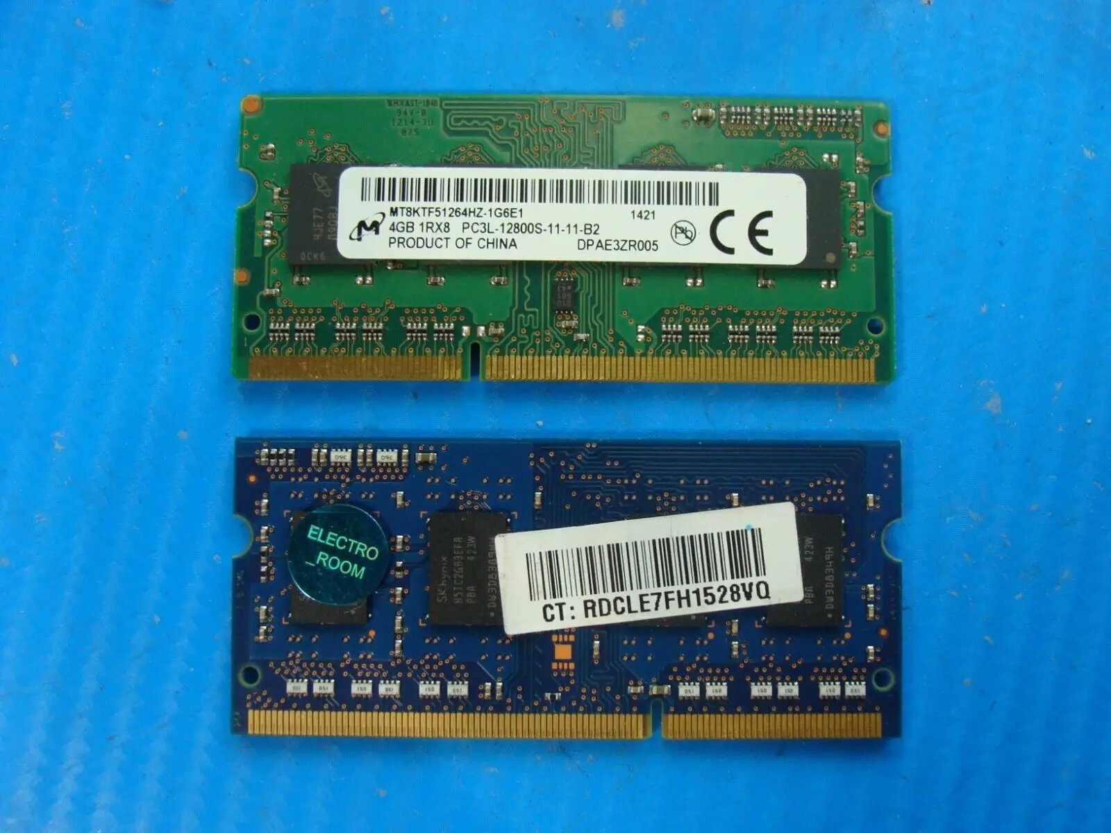 HP 17z-1000 So-Dimm Micron 6GB 2GB&4GB 1Rx8 Memory RAM MT8KTF51264HZ-1G6E1