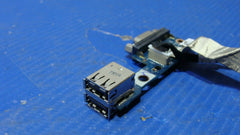 HP EliteBook 8540w 15.6" Genuine Laptop USB VGA Port Board w/Cables LS-4952P HP