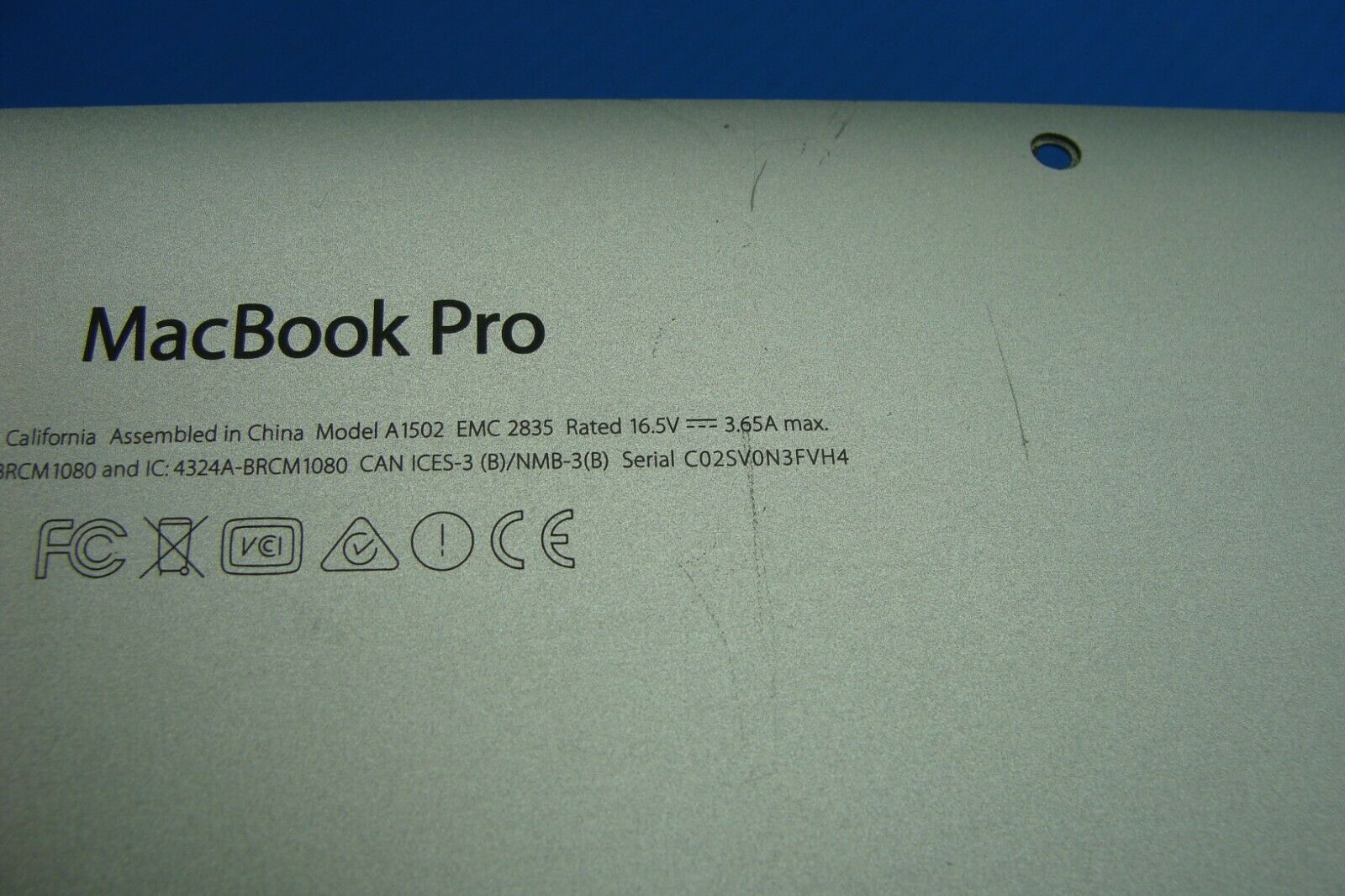 MacBook Pro MF839LL/A A1502 Early 2015 13